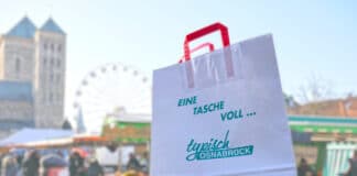Schon am Samstag fand die neue Tasche großen Anklang bei den Beschickern und Besuchern des Osnabrücker Wochenmarkts.