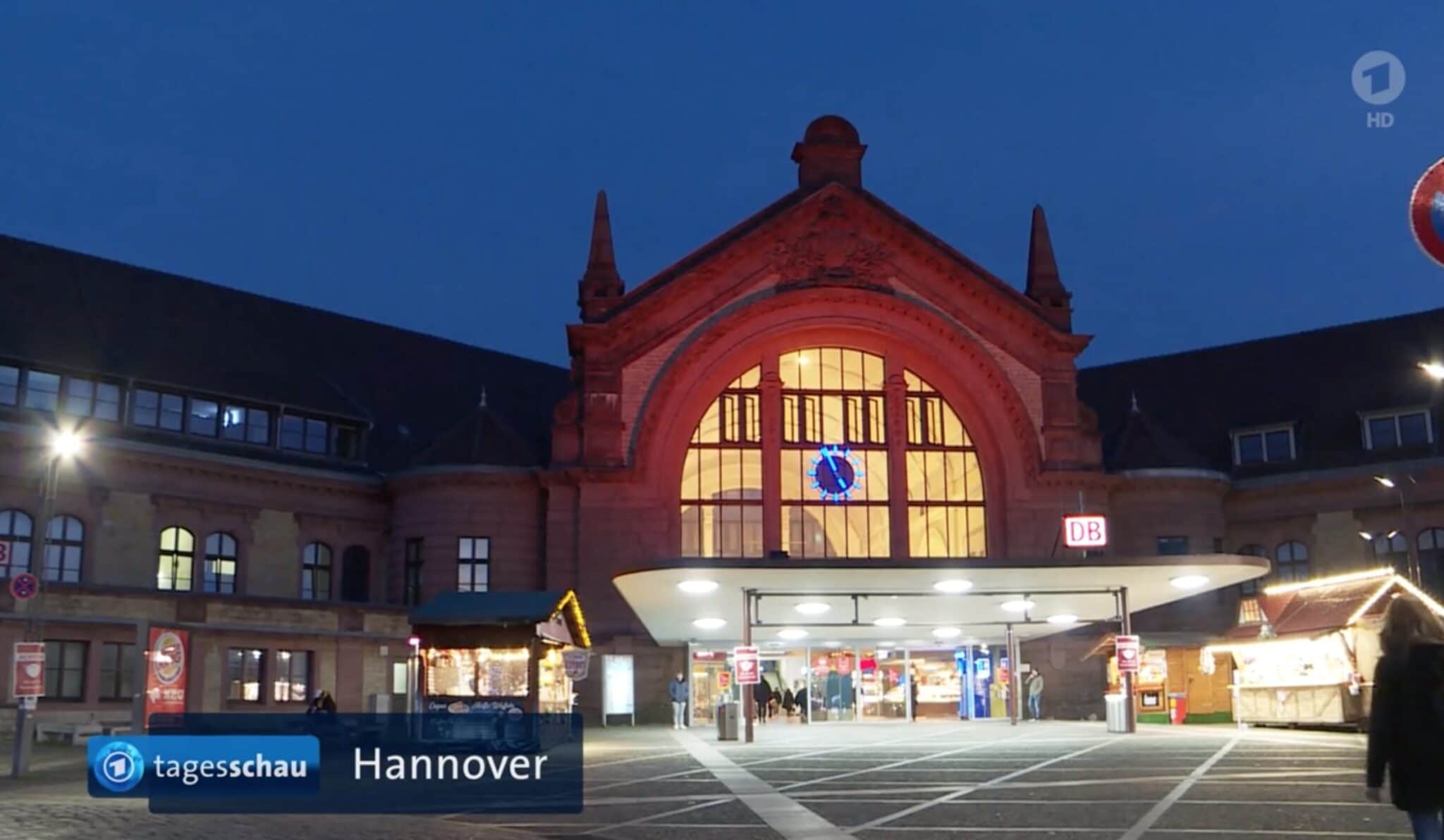 Der Osnabrücker Hauptbahnhof... für die Tagesschau ein schönes Bild aus Hannover 