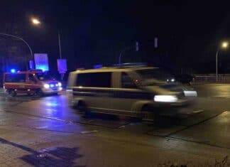 Einsatzfahrt Polizei, Foto: Maurice Guss