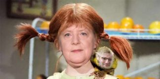 Pippi Langstrumpf Angela Merkel