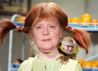 Pippi Langstrumpf Angela Merkel