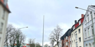 UVM-Mast an der Natruper Straße in Osnabrück