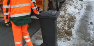 Müllabfuhr im Winter (Archivbild) / Foto: OSB