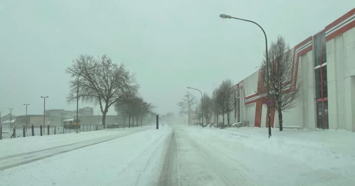 Verschneite Hansastraße in Osnabrück (Archivbild). / Foto: Pohlmann