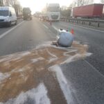 Unfall mit LKW, PKW und Transporter auf der Autobahn 30 Richtung Osnabrück