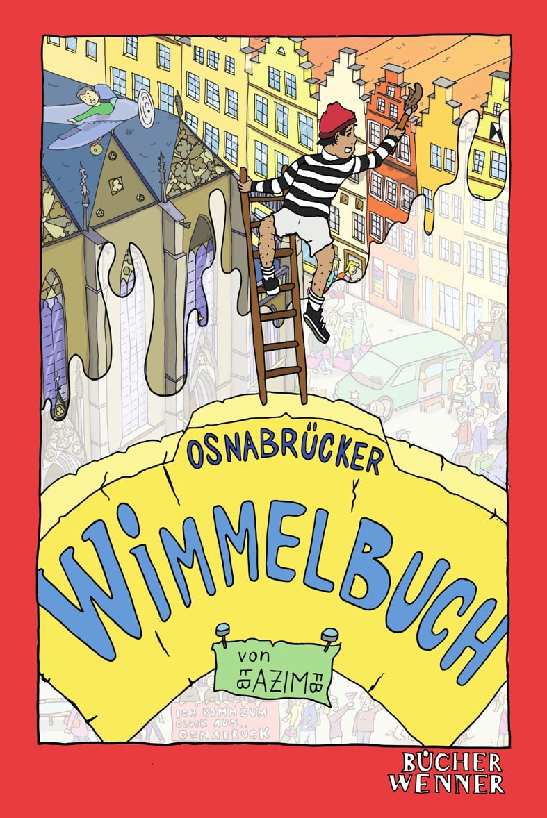 Ab heute wimmelt es in Osnabrück: Wer findet die historischen Figuren im neuen Osnabrücker Wimmelbuch?