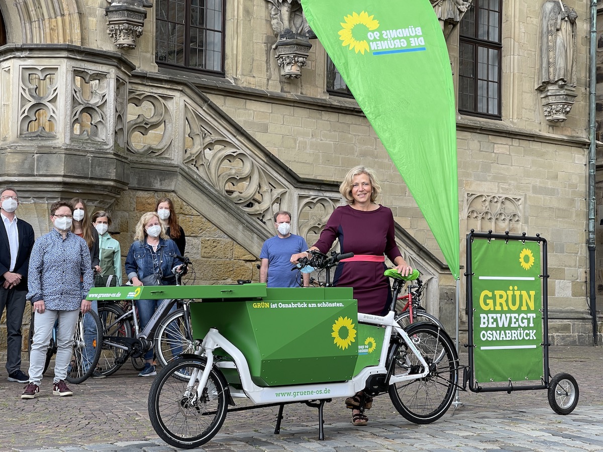Das Fahrrad, Fetisch und ständiger Begleiter grüner Politiker (Foto: Pohlmann)