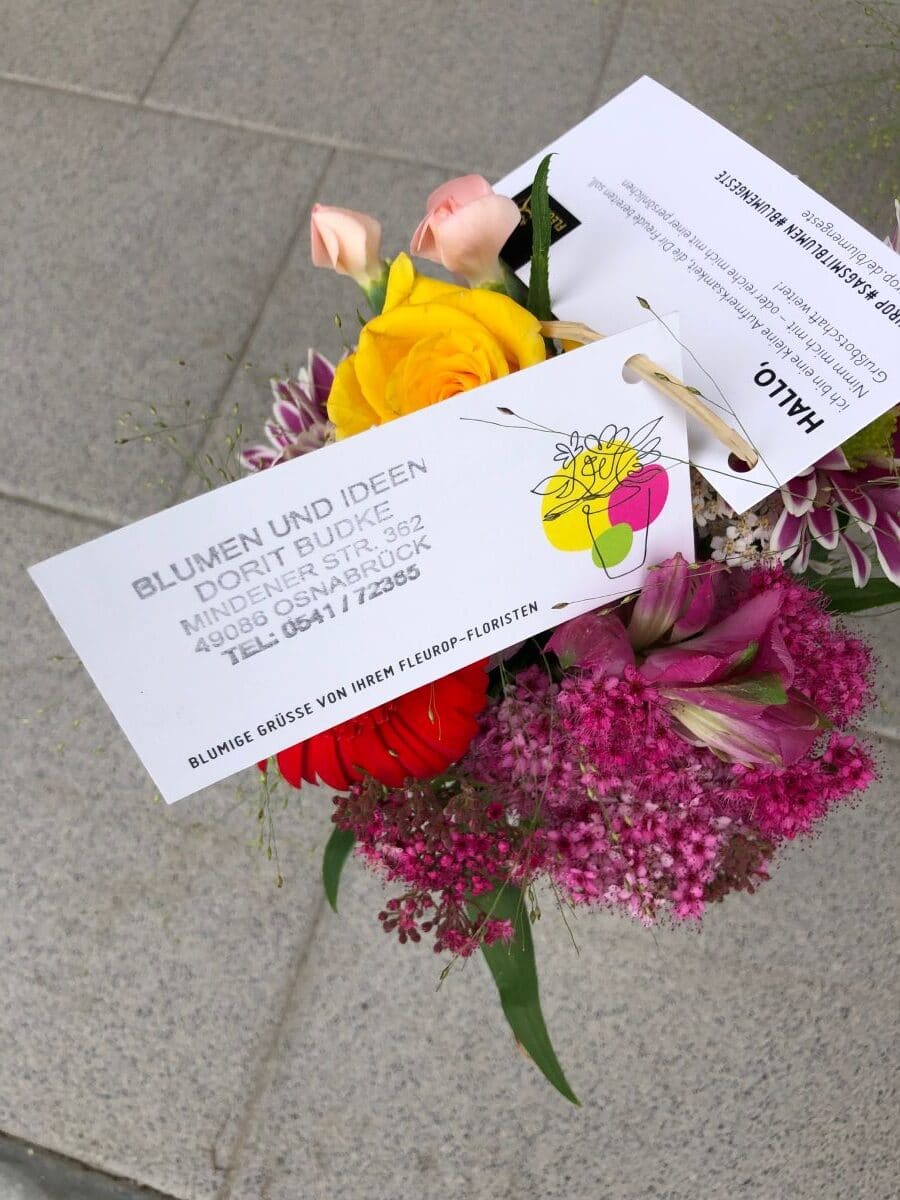 Lonely Bouquet Day - Blumen verschaffen unverhofft Freude in Osnabrück