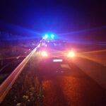 Auffahrunfall auf der Autobahn bei Melle im Landkreis Osnabrück