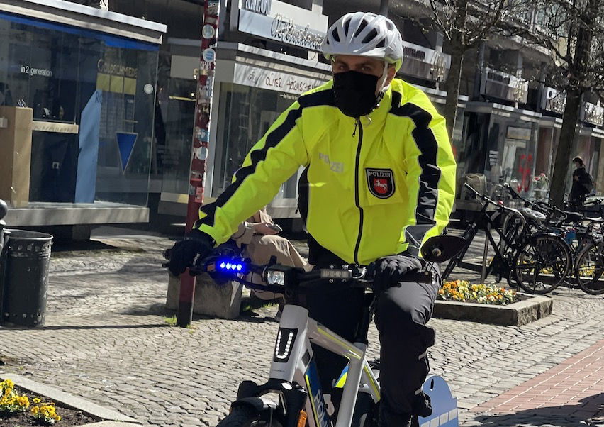 Fahrradstreife der Polizei Osnabrück
