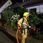 Auto brennt vor Wohnhaus in Hilter im Landkreis Osnabrück