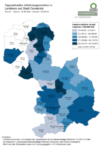 Corona-Lage in der Region Osnabrück: 71 Neuinfektionen
