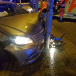 Auto kracht gegen Laterne in Osnabrück