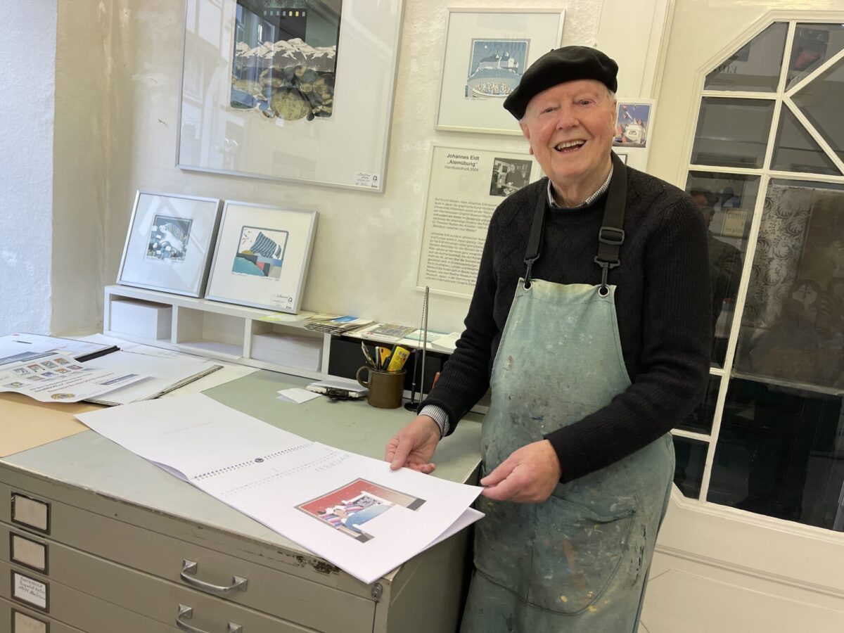 Osnabrücker für Osnabrück: Künstler Johannes Eidt gestaltet Jahreskalender 2022