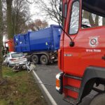 Tödlicher Unfall, PKW kollidiert mit LKW in Ostercappeln