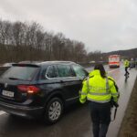 Unfall mit Fahrerflucht auf der Autobahn A30