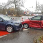 Zusammenstoß zweier Autos auf der Hannoverschen Straße