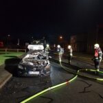 Auto geht in Osnabrück in Flammen auf