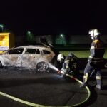 Auto geht in Osnabrück in Flammen auf