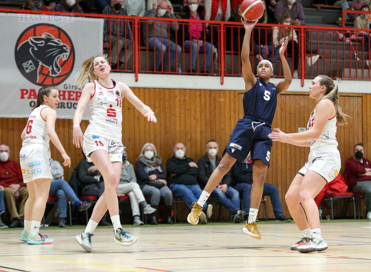 Die GiroLive-Panthers Osnabrück gewannen gegen die Capitol Bascats Düsseldorf. / Foto: Dieter Reinhard