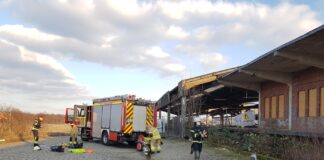 PKW-Brand: Schon wieder Feuer am alten Güterbahnhof