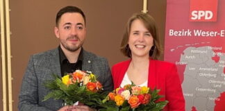 Manuel Gava und Melora Felsch neue Doppelspitze der SPD Osnabrück