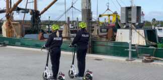 Gute Nachricht des Tages: Polizei jetzt auf E-Scootern unterwegs