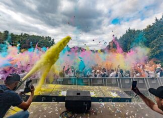 In diesem Jahr findet das Holi-Farbrausch-Festival am 5. Juli statt. / Foto: Justa-Event GmbH