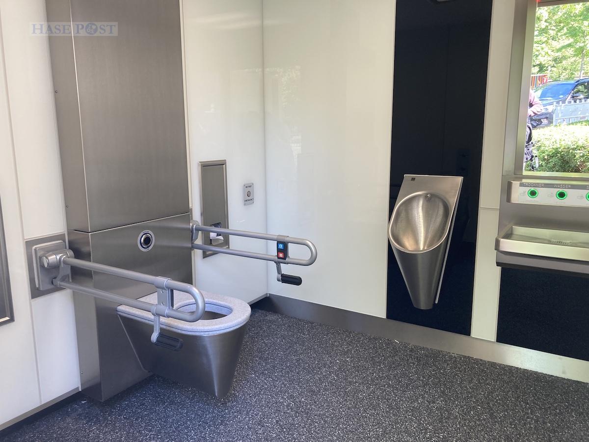 So sieht das WC mit Selbstreinigungsfunktion von innen aus. / Foto: Schulte