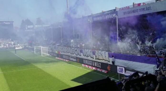 Pyrotechnik an der Bremer Brücke (Symbolbild) / Foto: privat