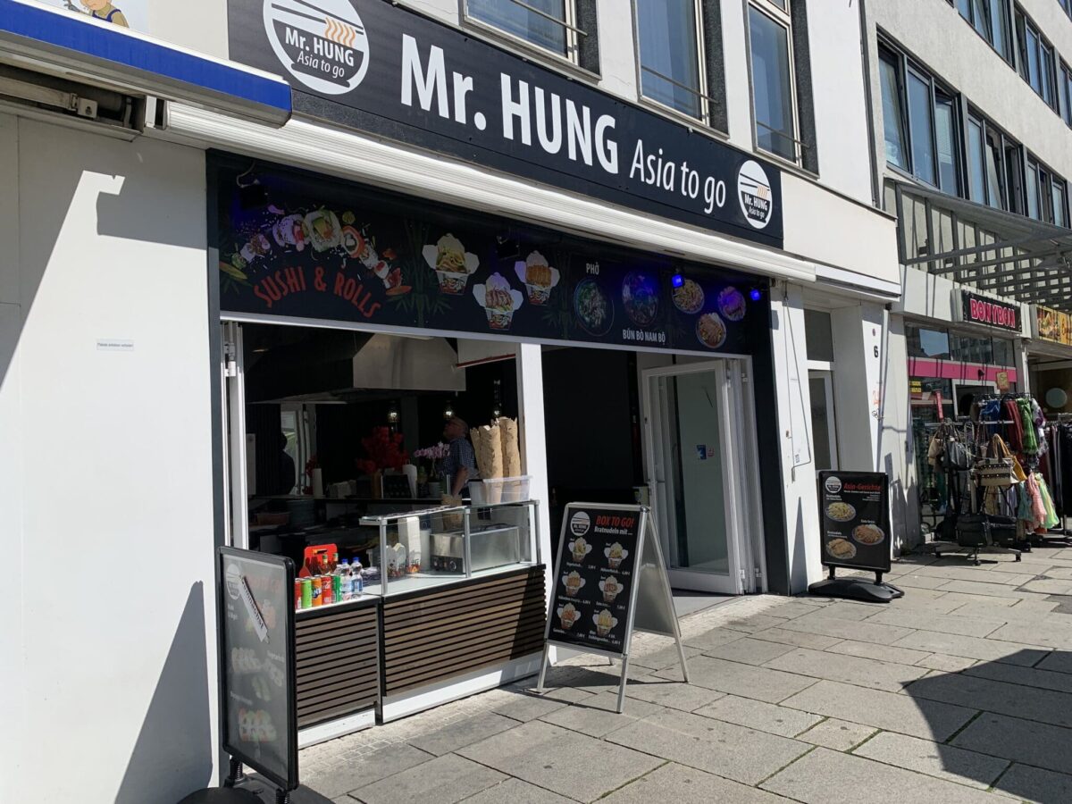 "Mr. Hung" am Neumarkt.