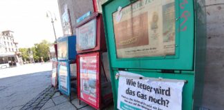 Zeitungsautomaten in München, über dts
