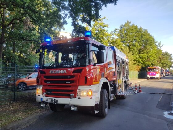 Feuerwehr und DRK proben Zusammenarbeit in Wallenhorst