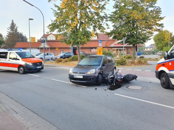 Motorradfahrer wird bei Zusammenstoß in Bramsche schwerst verletzt