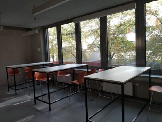 Und so sieht das Studierendenzentrum von innen ausUnd so sieht das Studierendenzentrum von innen aus / Foto: Tischer
