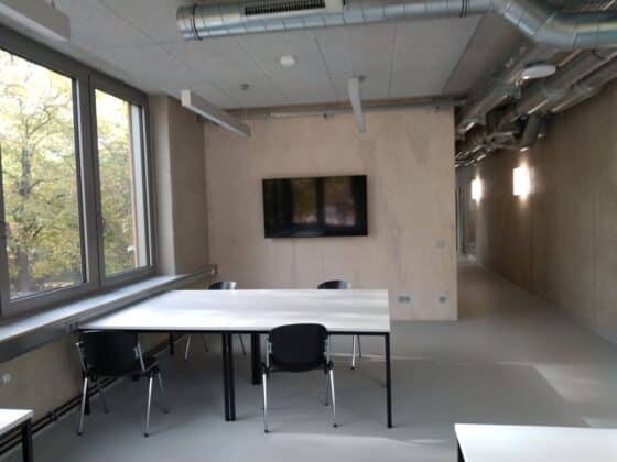 Und so sieht das Studierendenzentrum von innen ausUnd so sieht das Studierendenzentrum von innen aus / Foto: Tischer