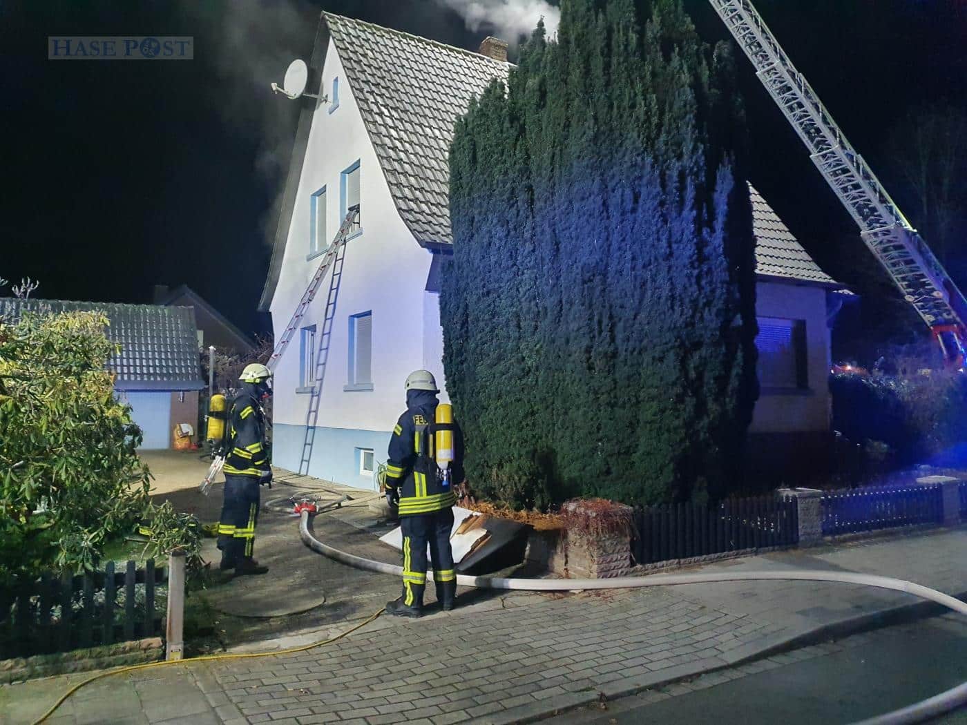 Küchenbrand in Bissendorf, Wohnhaus verraucht