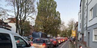 Verkehrschaos am Westfalentag / Foto: Schulte