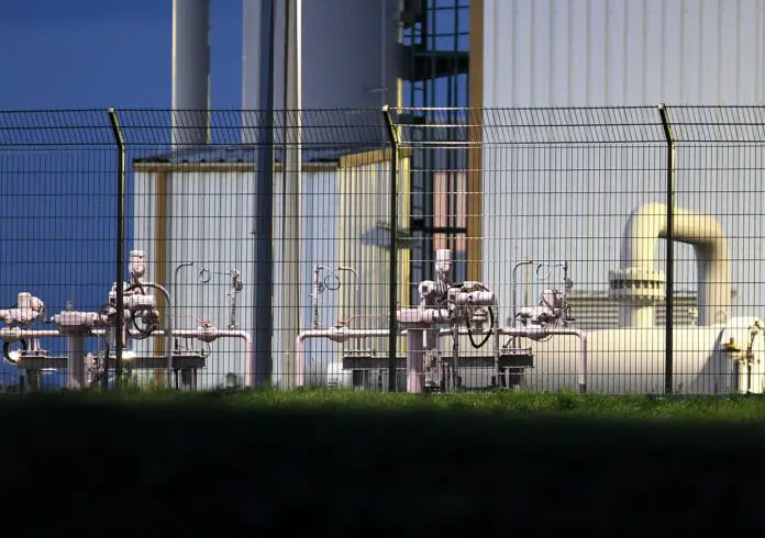 Gasspeicher in Deutschland füllen sich sechsten Tag in Folge