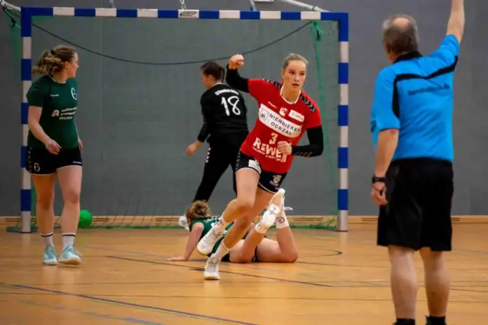 Lisa Meyer ist Top-Torschützin der Oberliga-Damen der HSG Osnabrück. / Foto: Florian Weiden Lisa Meyer ist Top-Torschützin der Oberliga-Damen der HSG Osnabrück. / Foto: Florian Weiden