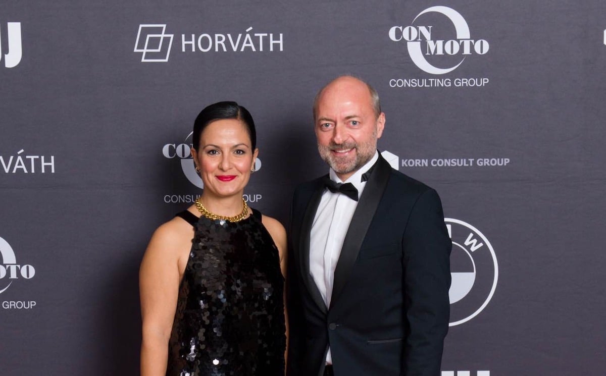 Dr. Jürgen Abrams und Nur Hayat Nezir bei der Annual Gala der Außenhandelskammer Atlanta / Foto: Privat