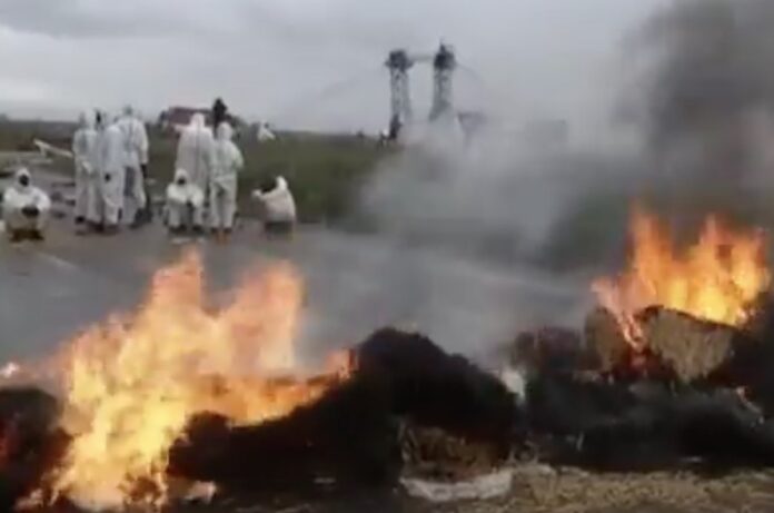 luetzerath Eskalation in Lützerath, Screenshot Twitter