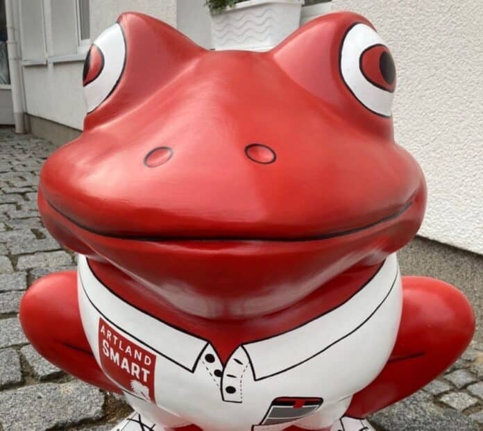 Froschfigur / Foto: Polizei