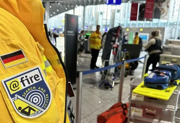 Einsatzteam @fire am Flughafen / Foto: @fire
