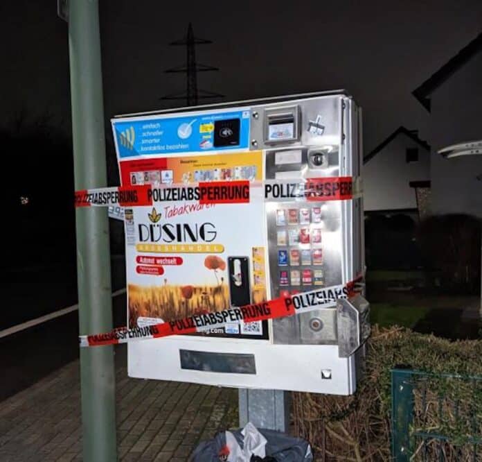 Gesprengter Zigarettenautomat in Osnabrück / Foto: Privat
