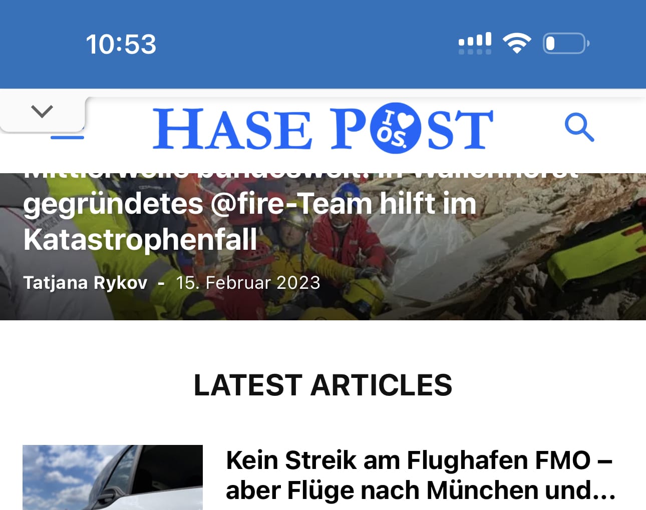 screenshot hasepost.de