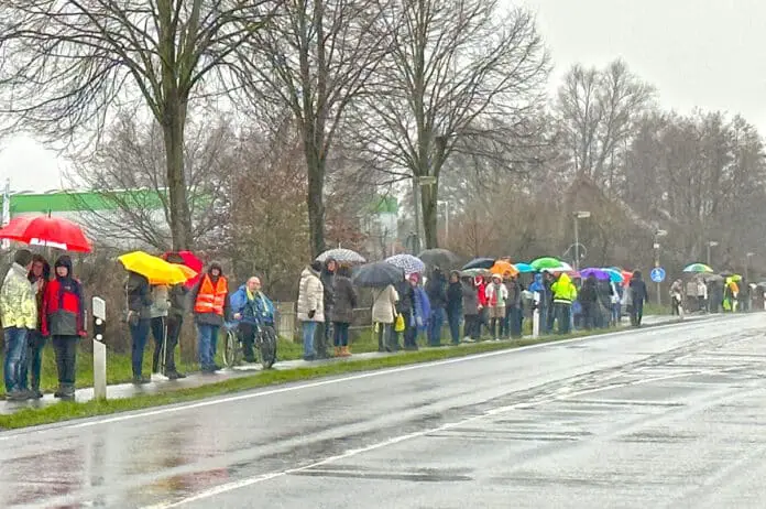 Friedenskette 23 zwischen Osnabrück Hellern und Hasbergen