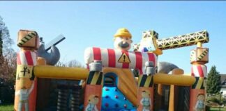 Hüpfburgenspaß für die ganze Familie am Osnabrücker Nettebad. / Foto: Hoermeyer Dienstleistungen