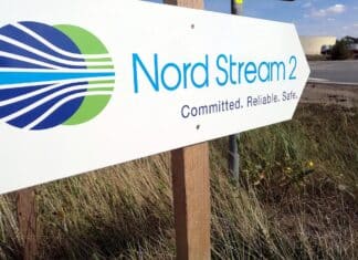 Nord-Stream 2 Schild