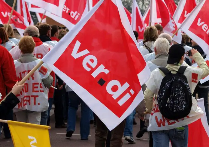 Gewerkschaft Ver.di Streik